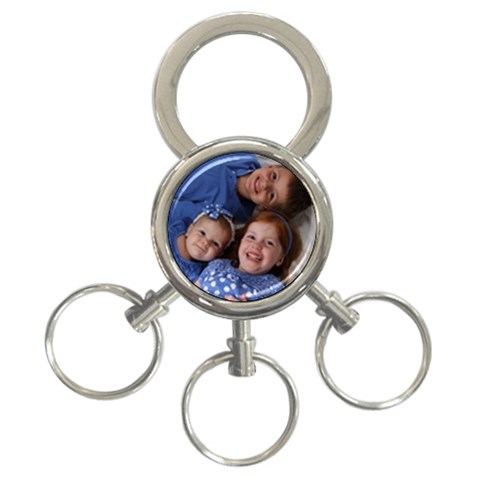 3 Ring Key Chain By Brandy Front