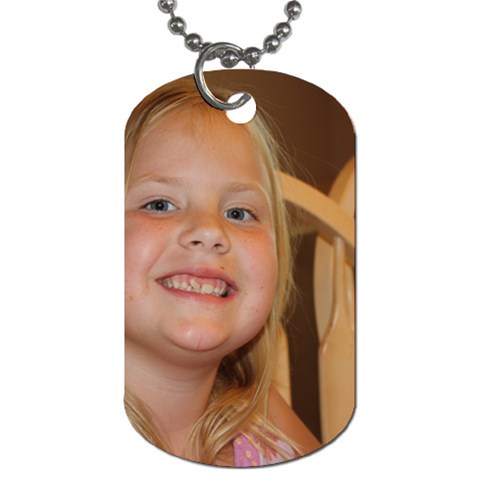 Jenna Dog Tag By Christi Tatman Front