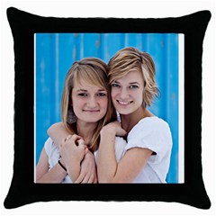 pillow case - Throw Pillow Case (Black)