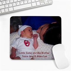 Little Sister Big Brother - Collage Mousepad