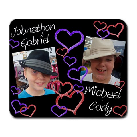 Mike And John By Jennifer Weaver Stancil 9.25 x7.75  Mousepad - 1
