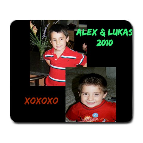 Alex & Lukas 2010 By Lili 9.25 x7.75  Mousepad - 1