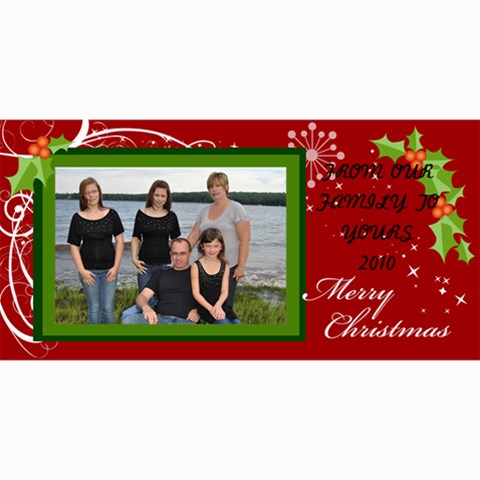 Christmas 2010 By Krista Clarke 8 x4  Photo Card - 2