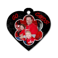 LEA tag - Dog Tag Heart (Two Sides)