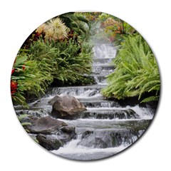 waterfall - Round Mousepad