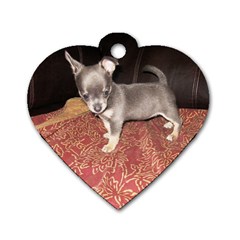 chloe #2 - Dog Tag Heart (Two Sides)