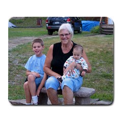 MomMom and her boys - Large Mousepad