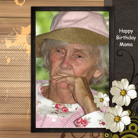 Happy Birthday Mama By Judy 12 x12  Scrapbook Page - 1