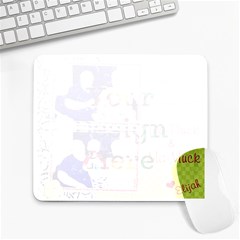 Christmas gift for Dave s Parents - Large Mousepad