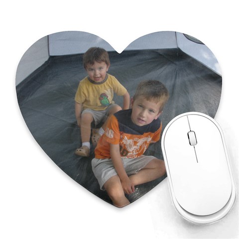Heart Mousepad By Julie Shaver Front