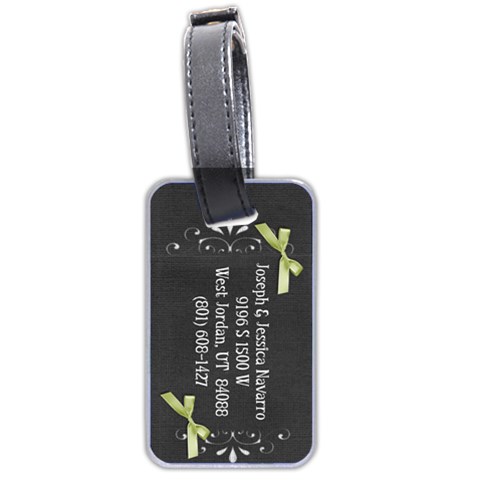 Family Luggage Tag By Jessica Navarro Back