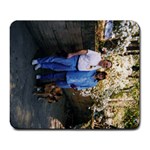Mark, Me, and Lexie - Large Mousepad