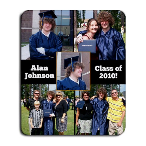 Graduation Mousepad By Tracey 9.25 x7.75  Mousepad - 1