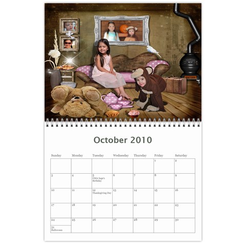 Our Calendar 2010 By Ramona Oct 2010