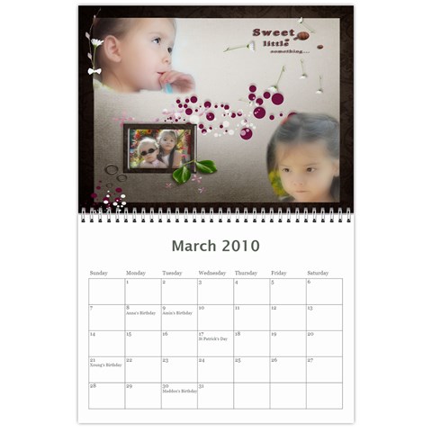 Our Calendar 2010 By Ramona Mar 2010