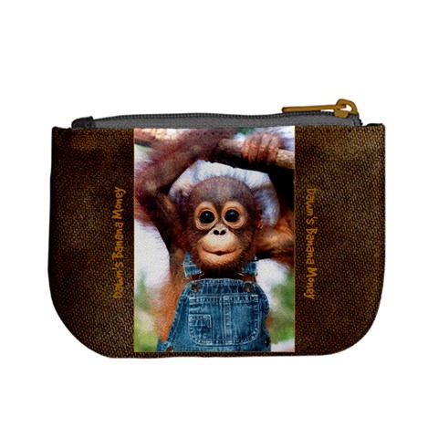 Monkey Coin Purse For Dawn By Debra Macv Back
