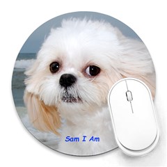 Sam I Am - Collage Round Mousepad