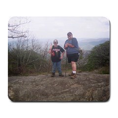 BLOOD MOUNTAIN HIKE--BARRY AND WILL - Large Mousepad