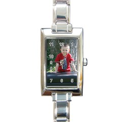 Rectangle Italian Charm Watch