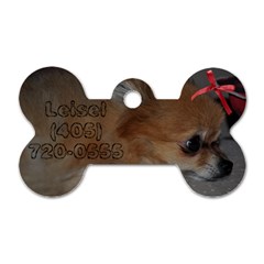 leisel dog tag - Dog Tag Bone (Two Sides)
