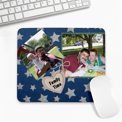 Family Time By Ashley Hawk 9.25 x7.75  Mousepad - 1