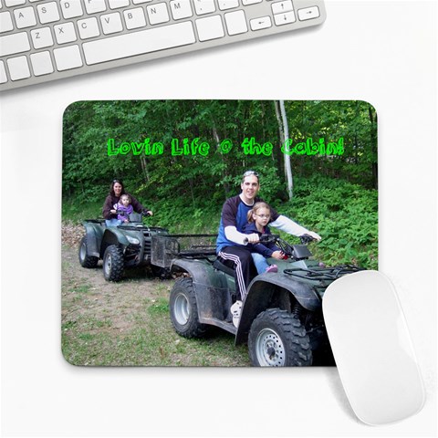 Lovin Life At The Cabin By Rob Zyskowski 9.25 x7.75  Mousepad - 1