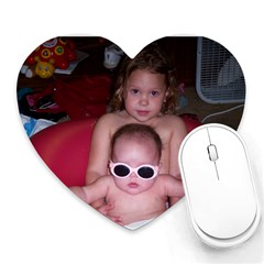 Dani & Zoey - Heart Mousepad