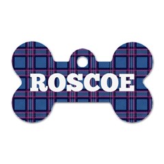 Roscoes new tag - Dog Tag Bone (Two Sides)