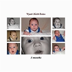 COLLAGES OF WYATT AT 3 MONTHS - Collage 8  x 10 