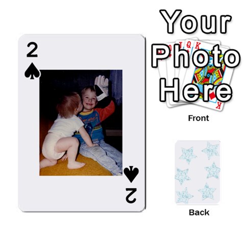 Deck Of Playing Cards By Bonnie Peloquin Front - Spade2