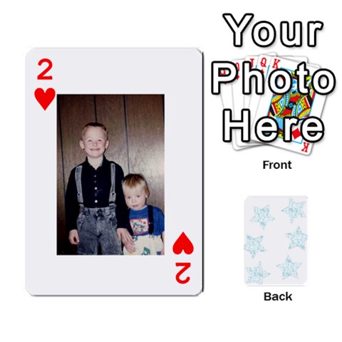Deck Of Playing Cards By Bonnie Peloquin Front - Heart2