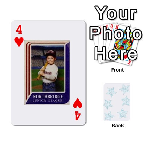 Deck Of Playing Cards By Bonnie Peloquin Front - Heart4