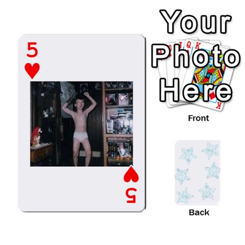 Deck Of Playing Cards By Bonnie Peloquin Front - Heart5