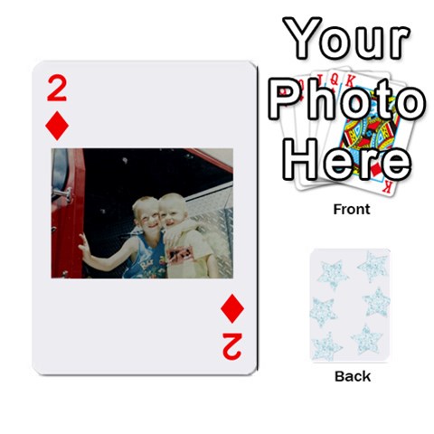 Deck Of Playing Cards By Bonnie Peloquin Front - Diamond2