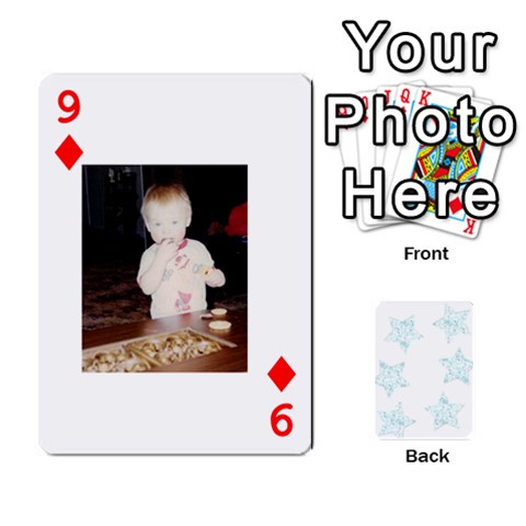 Deck Of Playing Cards By Bonnie Peloquin Front - Diamond9