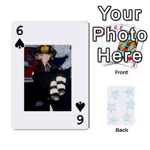 Deck Of Playing Cards By Bonnie Peloquin Front - Spade6
