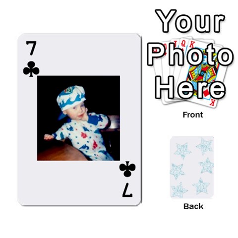 Deck Of Playing Cards By Bonnie Peloquin Front - Club7