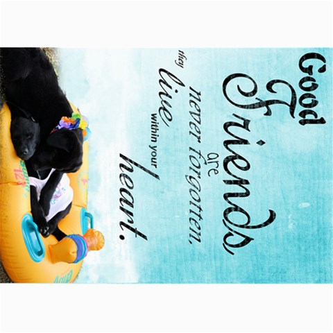 Dogcards2 By Lily Hamilton 7 x5  Photo Card - 7