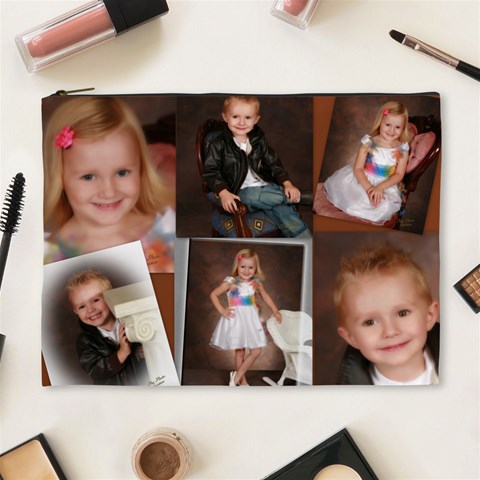 Grandkids Big Makeup Bag By Faith Hale Front