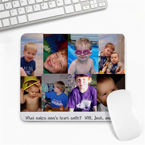 My Boys By Karen Truitt 9.25 x7.75  Mousepad - 1