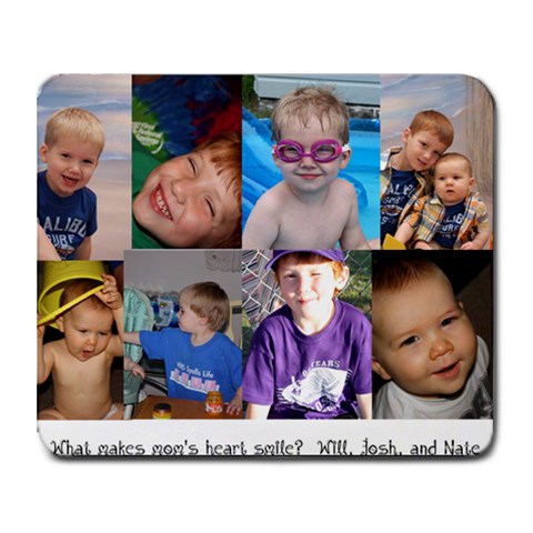 My Boys By Karen Truitt 9.25 x7.75  Mousepad - 1