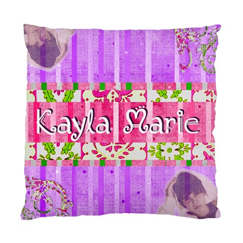 Kayla s Justin Bieber Pillow By Rachel Front