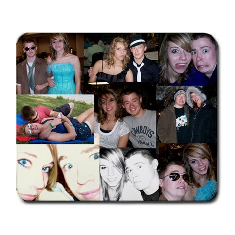 Alyssa And Dave Mousepad Collage By Dave Parrish 9.25 x7.75  Mousepad - 2