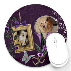 The dogs Mousepad - Round Mousepad