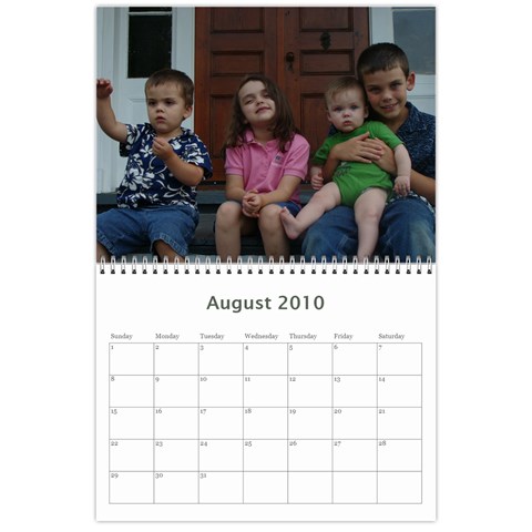 Moms  Birthday Calendar By Diana Davis Aug 2010