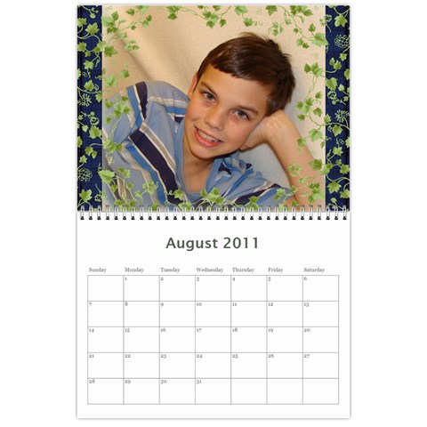 Moms  Birthday Calendar By Diana Davis Aug 2011