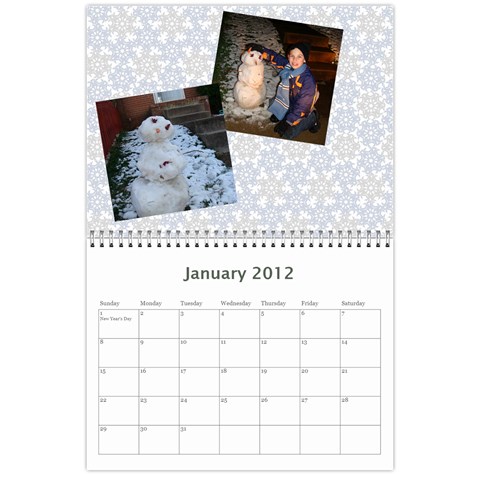 Moms  Birthday Calendar By Diana Davis Jan 2012
