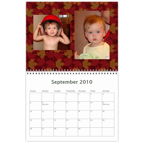 Moms  Birthday Calendar By Diana Davis Sep 2010