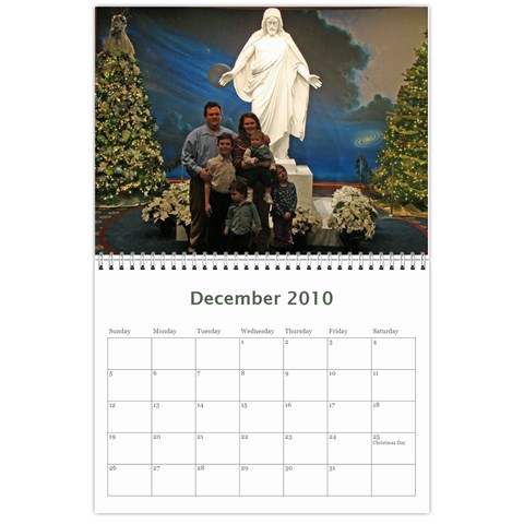 Moms  Birthday Calendar By Diana Davis Dec 2010