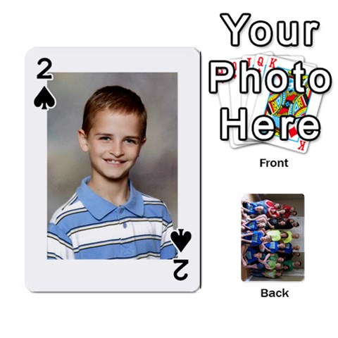Grandkids Playing Cards By Kathy Rayhons Front - Spade2